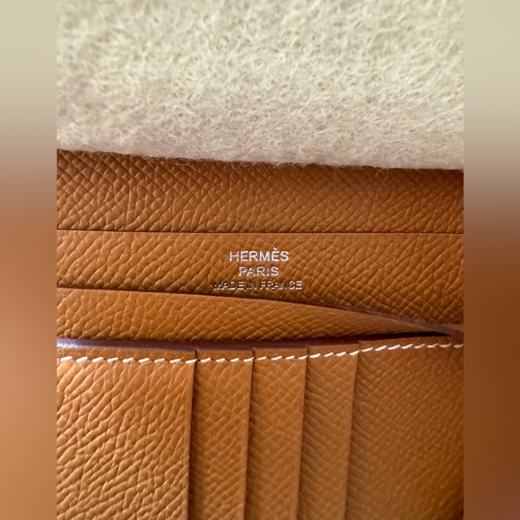 💞Authentic💞Hermes Bearn compact wallet - Picture 8 of 9